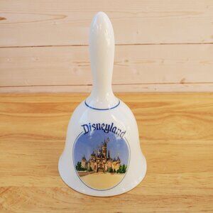 VTG Disneyland Sleeping Beauty Castle Dinner Bell Made In Thailand White Blue